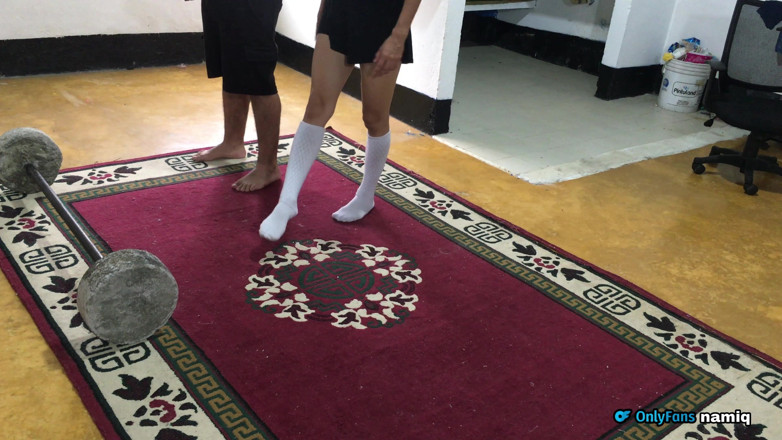 Dakotasex: I Help My Step-sister Exercise Her Beautiful Pink and Tight...