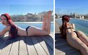 Antonio Mallorca Studio: Futând o roșcată spaniolă sexy agățată de la piscină
