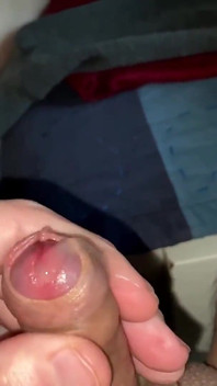 Play with My Small Foreskin Cock Until He Cum