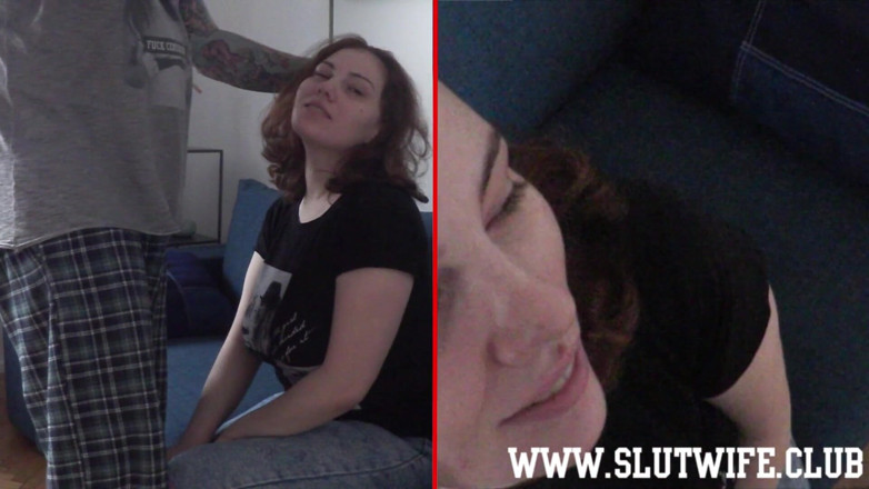 Slutwife Club: Fans Only - Karla Rose quick facial - Double view