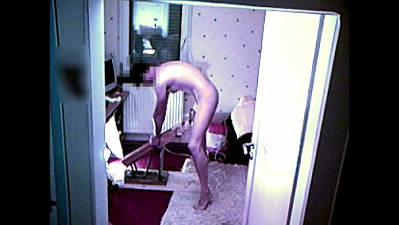 Mark Hannes: Fleshlight Stand šukání masturbace s velkou náloží spermatu