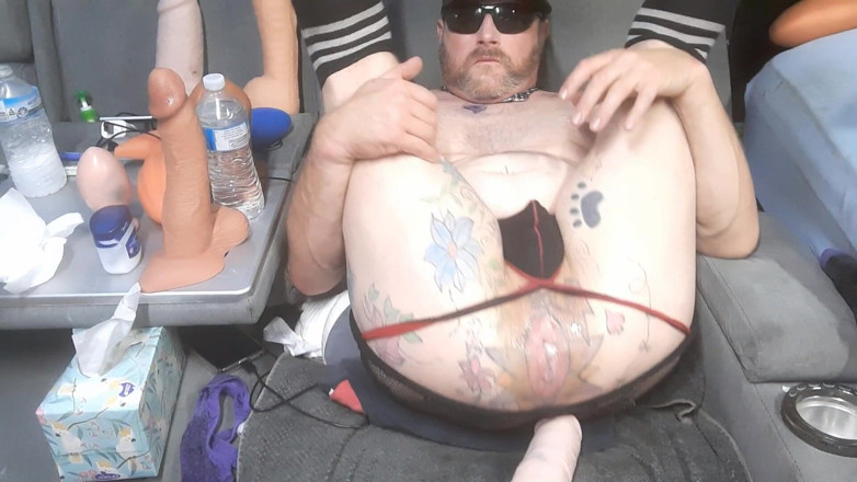 Ryan743: Gay Amateur Slut Ryan743 Hard Fast Dildo Fucking His Ruined...