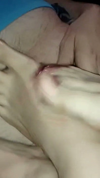 I Relax It with a Special Massage Done with My Long Toes!!