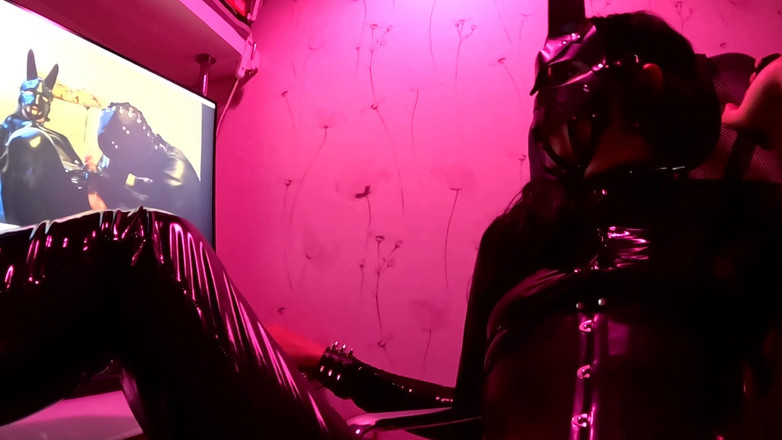 Tranny Bunny: Grote lul, shemale,, slaaf, BDSM, Heet fetisj