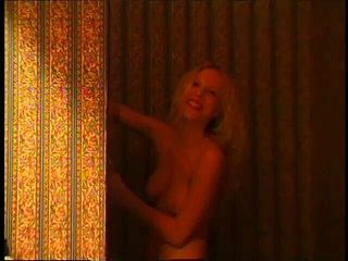Old Good Porn: Great Blonde Strips Down and Fucks Outside