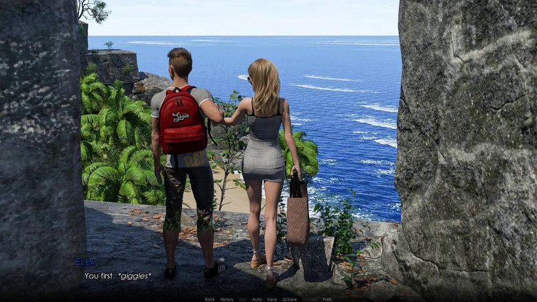 Dirty GamesXxX: The NeverWhere Tales: горячая подтянутая сексуальная задница блондиночки на частном пляже в Бикини - эпизод 6