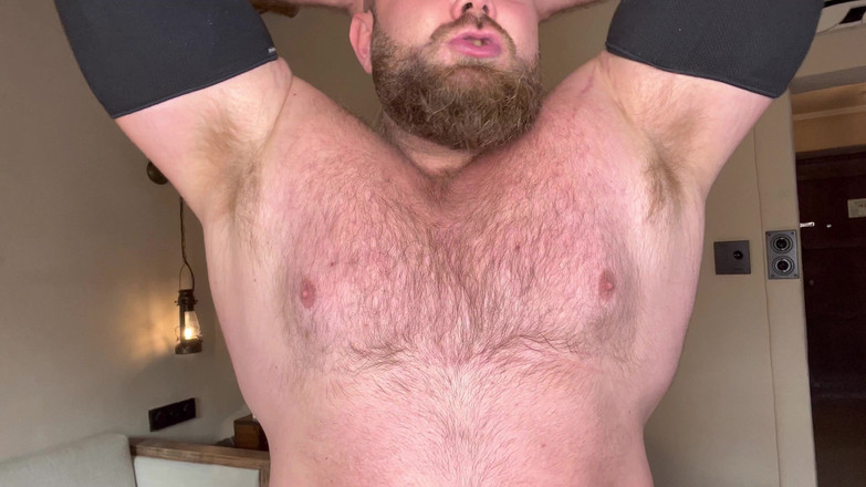 Jack stacked: Lycra фетиш изгибается по металлу с поеданием спермы с дрочкой