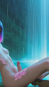 Ta urocza scena hodowli Femboy Futa dowie cię do dziala