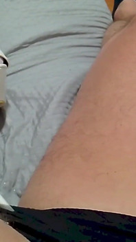 MILF Plays with Her Feet and Cock and Gets a Cumshot on Her Pantyhose, POV