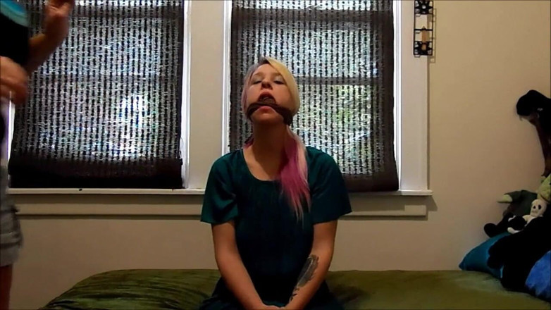 Selfgags classic: The Gag Training Of Dolly - part 1
