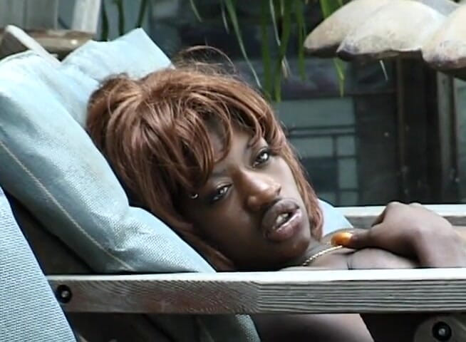 Black Jass: Two horny sluts get fucked by black guy outdoors