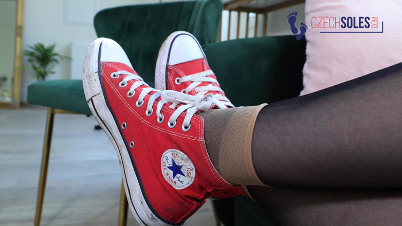 Czech Soles - foot fetish content: Her Feet Won't Stop Growing