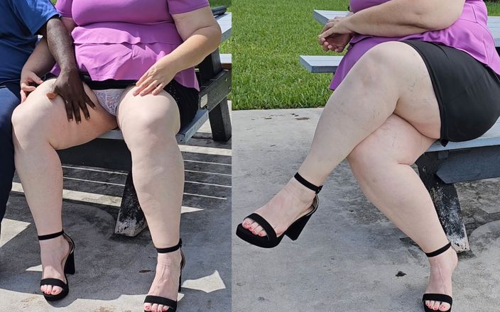 Big ass BBW MILF: I met a stranger at the park on my lunch...