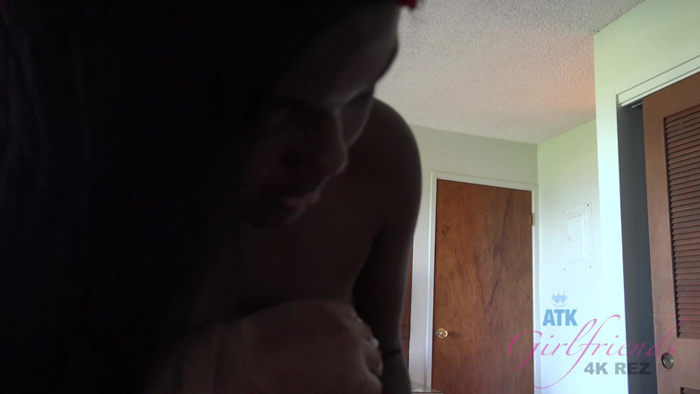 ATK Fans (Girlfriends): Hot latina babe gives him footjob