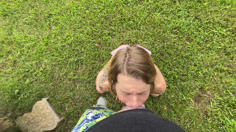 TSRyley: Lakeside Blowjob