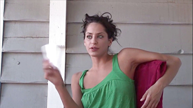 Xtime Network: Brunette doing a test