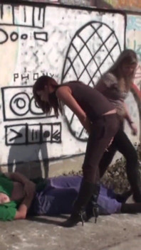 Kicking a Horny Guy in the Street