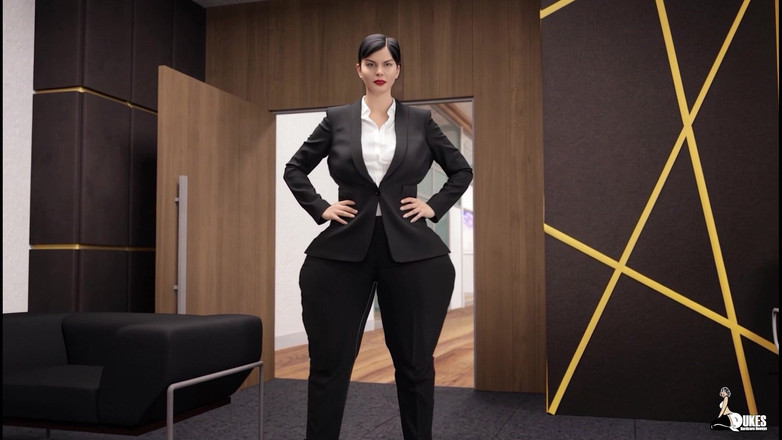 Dukes Hardcore Honeys: Bos hitam menjemput pekerja lesbian punggung besarnya ke apartmennya untuk...