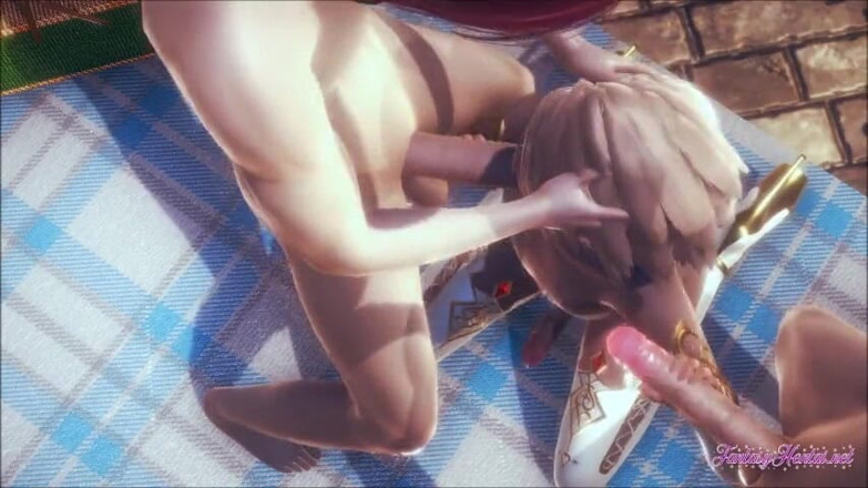 Yaoitube: Yaoi Femboy - Erik lutscht zwei schwänze und sie kommen in...