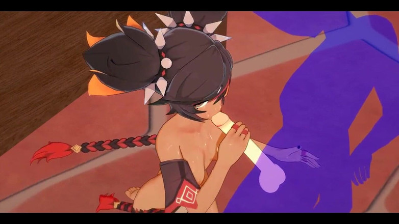 HentaiTubes: Genshin Impact Hentai - Xinyan Hardsex - Japońska azjatycka manga anime gra...