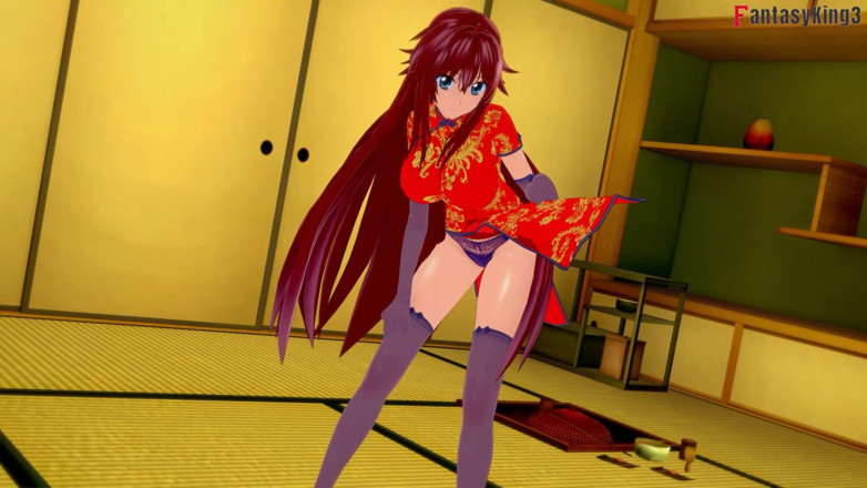 Fantasy king: リアス・グレモリーの着物セックス、フェスティバルでの - DXD NTR マッドネスシリーズ
