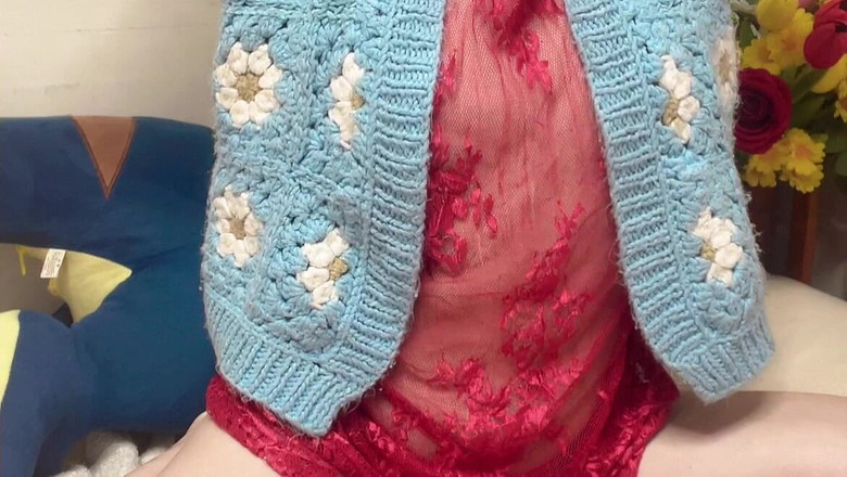 sweethanajapanese: Minyon Hana Elbise Giyiyor Ve Göğüslerini Çok Seksi Amcık Götüne at