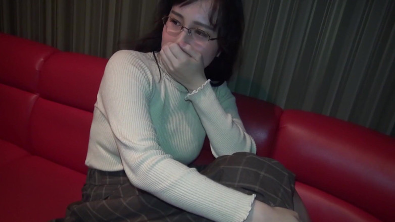 Asians in love: Asian with glasses fuck in karaoke