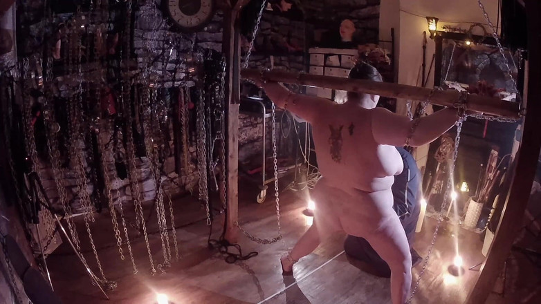 Aaexperiencesltd: Bahagian 3:- Lanista Bear dan Domina Satana. Wax Play dan Heat...