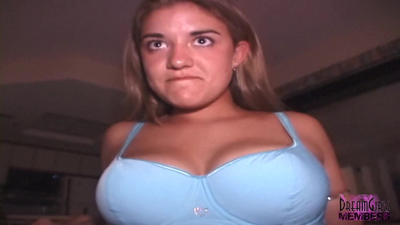 Dream Girls: Amazing natural tits on this hot college freshman