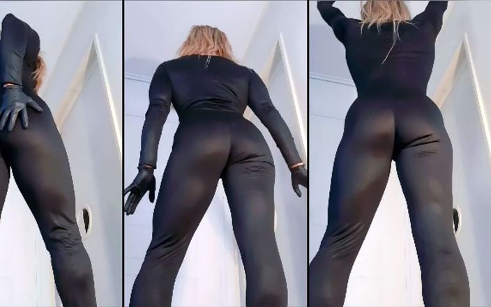 Madam Mysteria: Ass in a black catsuit