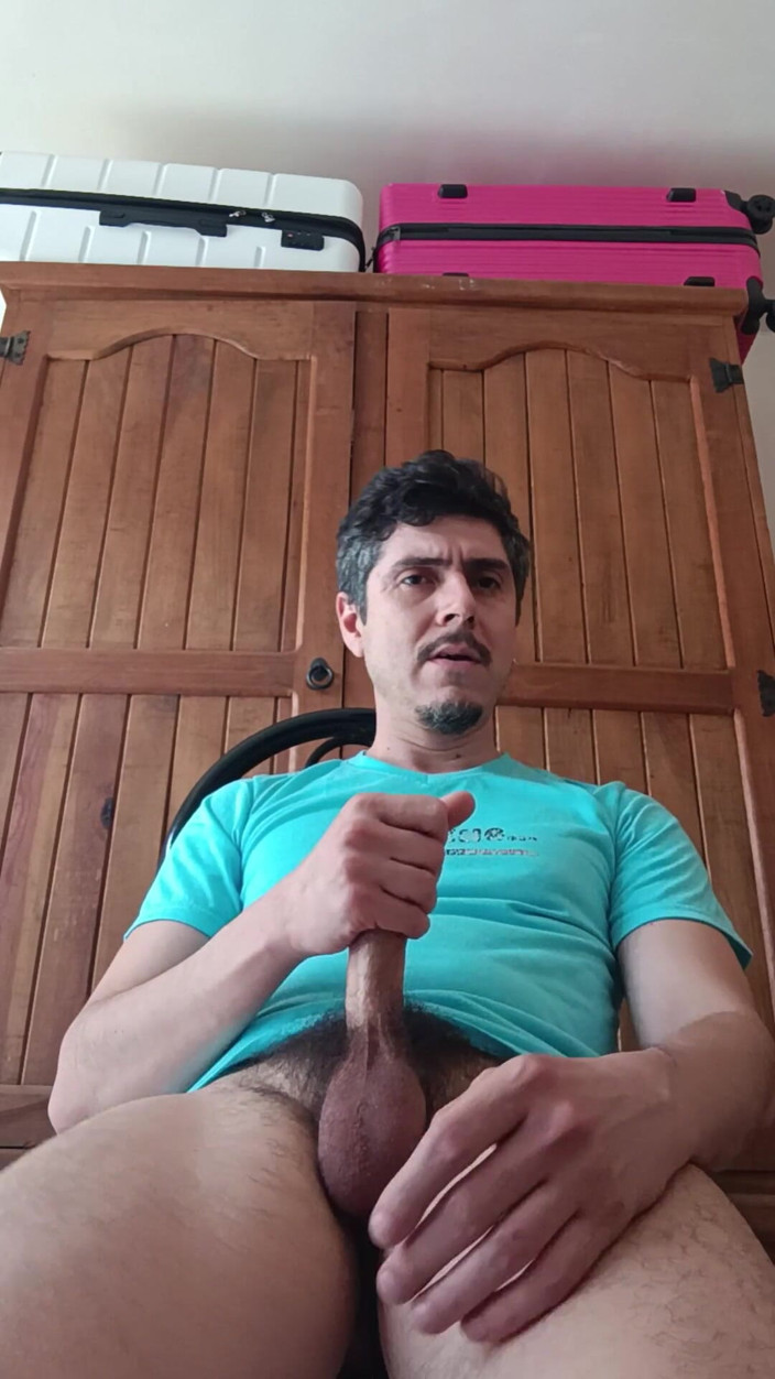 Tabasco Jake: Masturbating My Big Cock to Videos