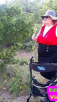 Sexy Nurse Vicki Walks in Park Flashing and Teasing You