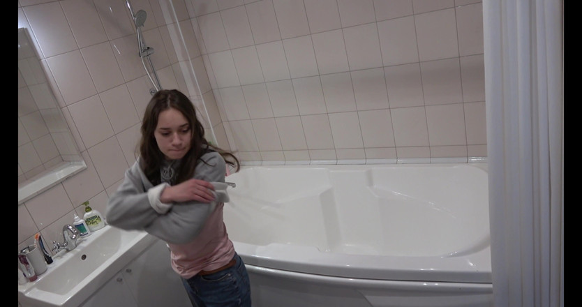 Milfs and Teens: Busty Amateur Teen in the Shower