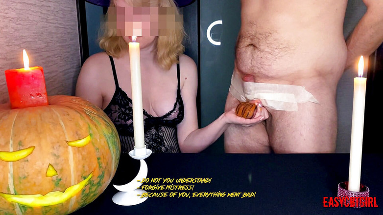 AnnyCandyPainboy: Vrăjitoarea a strâns coaiele sclavului ei și a desenat un dovleac...