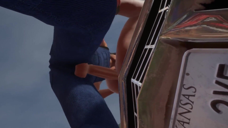 Wraith ward: Girl Fucked on a Chevy Impala: 3D Porn