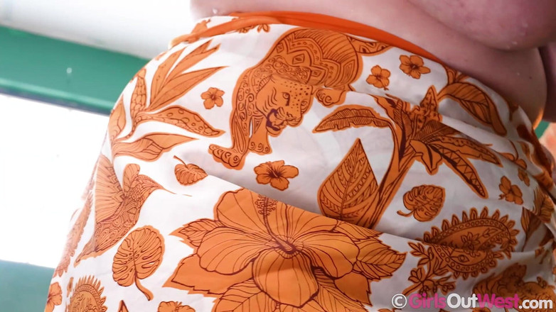 Girls Out West: Bbw rậm lông với bộ ngực đồ sộ thủ dâm bằng...