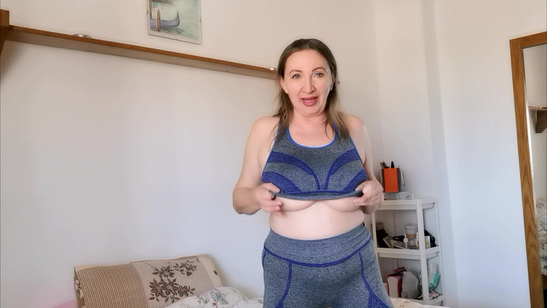 MariaOld: Gorąca babcia dokucza przez Ogromne cycki, cipki, Do Blowjob i...