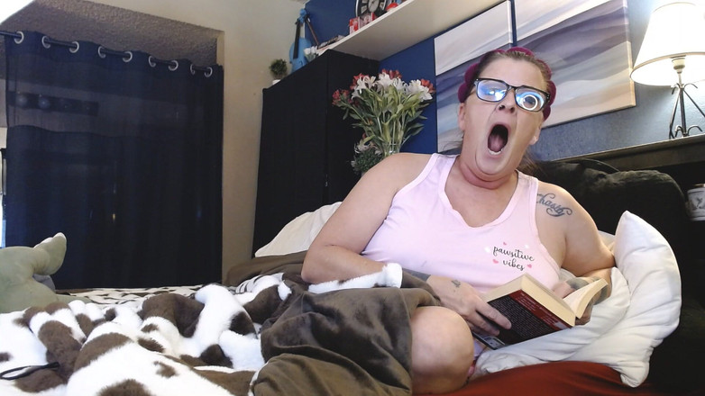 Abby Anna: Bedtime While Reading Yawning
