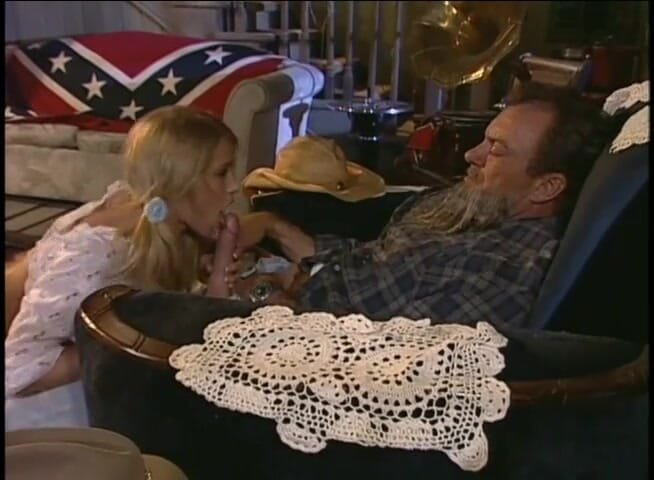 Vintage Usa: Beautiful big boobs blonde loves big dick in pussy