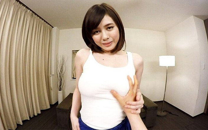 JAV hornyVR: Hidup di Tepi Dengan Aimi Yoshikawa: Losyen mengusik dan bermain...