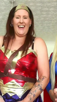 Superheroines Punish You with Their Futa Cocks