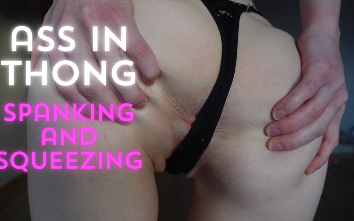 HotRedWildcat: Ass in Thong, Squeezing and Spanking It