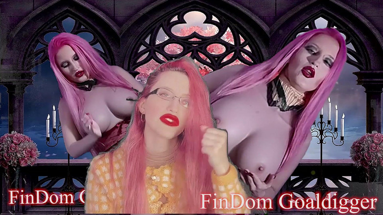 FinDom Goaldigger: 変身をけいれんするための奴隷!