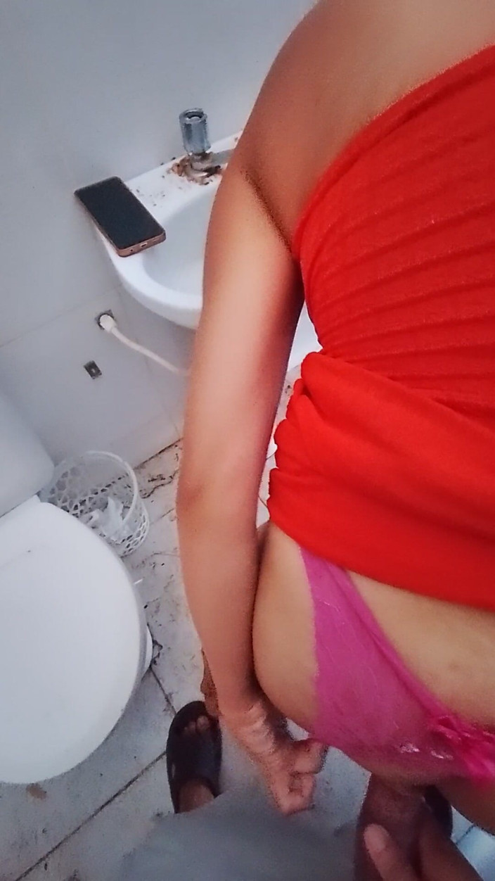 BrazilianHotCouple: We in the Public Bathroom in the Square in the...