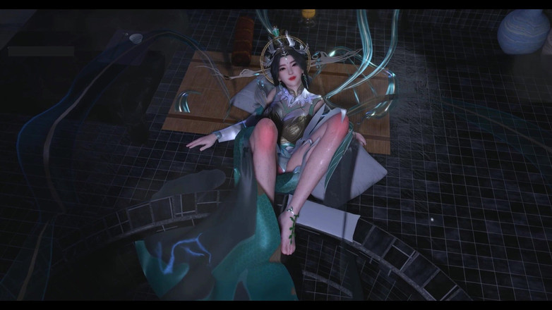 X Hentai: Pasión animada: diosa con grandes tetas - animación 3D hentai