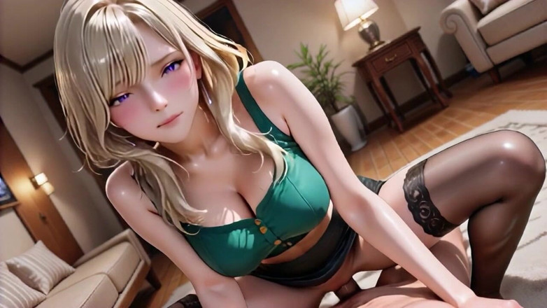 Tay Swift X: Die vollbusige blonde göttin wird tief auf dem sofa im...