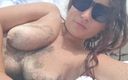 ExpressiaGirl Blowjob Cumshot Sex Inside Fuck Cum: Engoys Hot Summer - She Touches Big Tits on Beach)