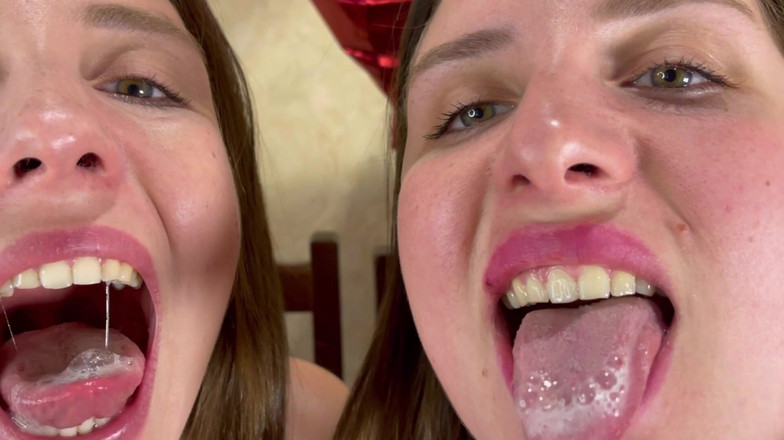 Hottie goddess: POV: 침과 점액에 흠뻑 젖어