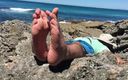Manly foot: Jacking off My Worn Out Sore Feet When I Came...