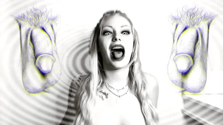Goddess Misha Goldy: Gooning orderation! Take that dildo deeper down your throat, hungry...